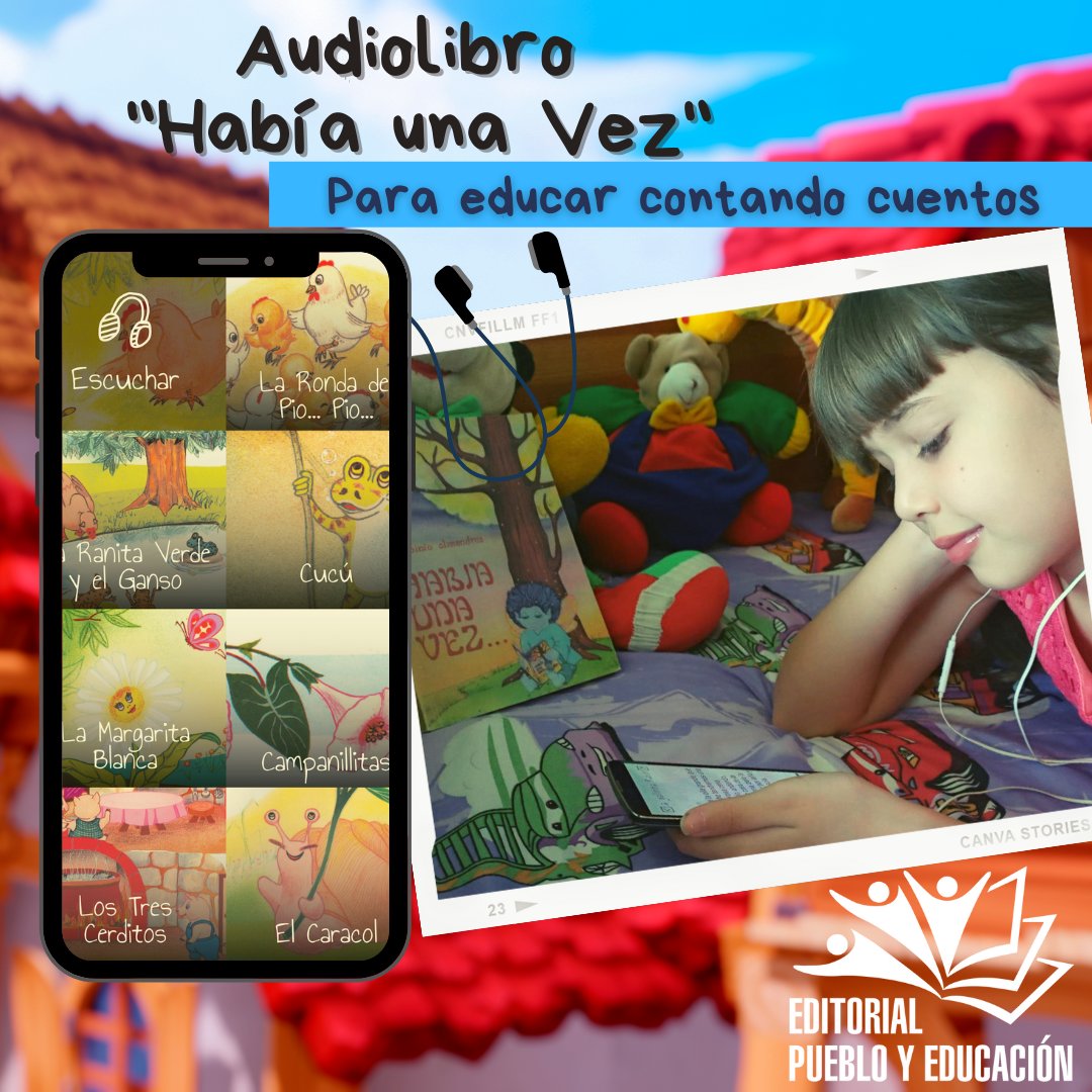 PuebloEditorial's tweet photo. ¡¡¡Todos los formatos  📚 📕+ 🎧 para que los más pequeños de casa disfruten de sus historias !!!
https://t.co/2bH9HBC4iw
https://t.co/YSkUIJFJaL
#puebloyeducación
#56AniversarioPuebloyEducación
#pueblorecomienda https://t.co/pUdLiMTI2u