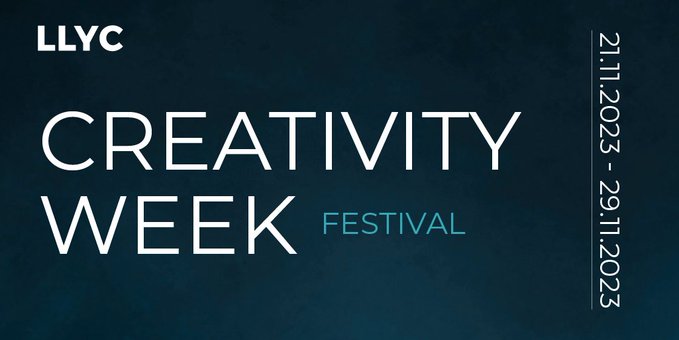 jallorente's tweet photo. En #LLYC, la #creatividad está en el corazón de nuestra identidad. 🌟 Esta semana celebramos el Creativity Week Festival 2023, un espacio para todos los #LLYCERS, donde celebramos nuestra cultura creativa y la diversidad de nuestras voces. #LLYCreativity2023 https://t.co/ENGt9yoIGH