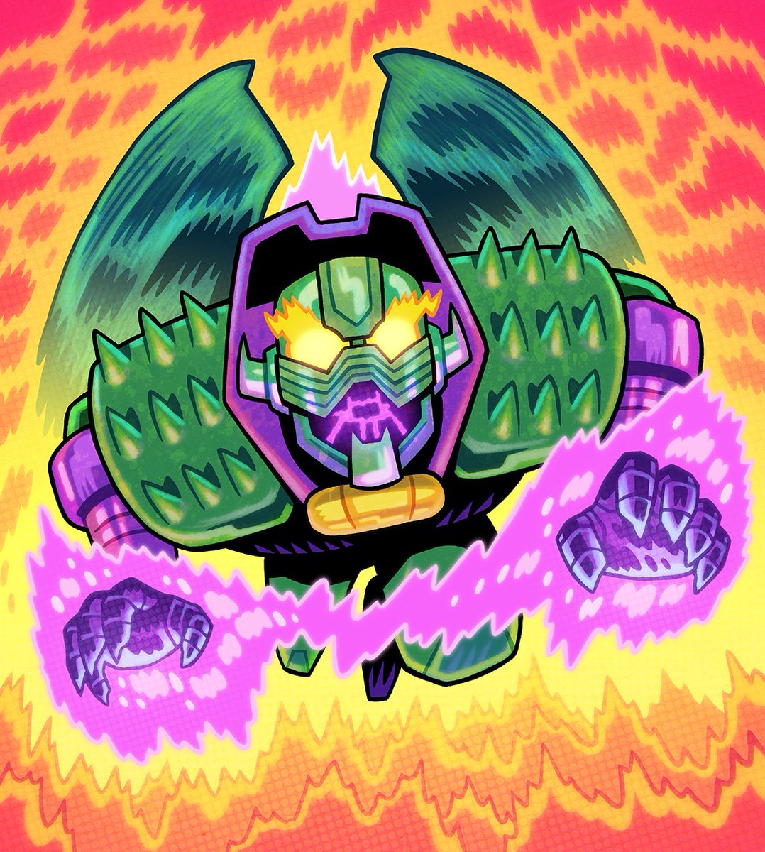 「Annihilus and Gladiator for 」|Dan Hippのイラスト