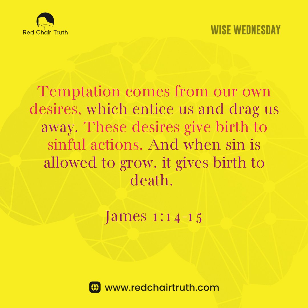 redchairtruth1's tweet photo. Struggling with sin?

Find out how to overcome it on today's Wise Wednesday!🥳

#RedChairTruth #WiseWednesday #itaudoh #Howtoovercomesin #overcomer #Jesussaves https://t.co/sLinvmwpmA