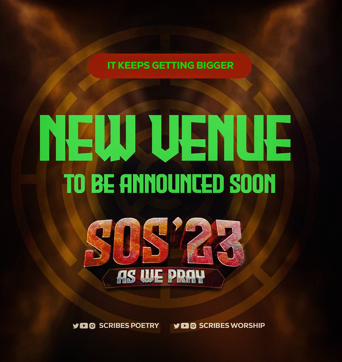 scribes_global's tweet photo. It's getting bigger and better. New venue to be announced soon. 

If you haven't registered yet, kindly do so via the link:
https://t.co/LIs5BP5kYl

See you this Sunday. 

#SOS23 
#AsWePray https://t.co/qPInRzoPCM