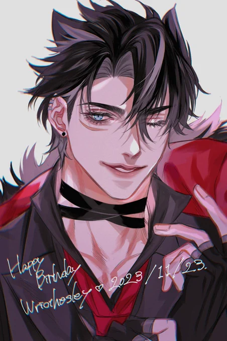 公爵、お誕生日おめでとうございます  #リオセスリ生誕祭2023 #Wriothesley