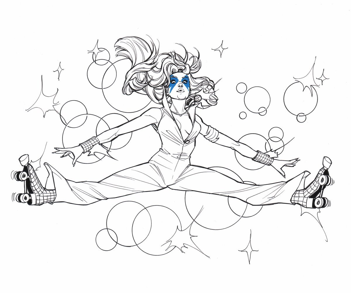 rtpout's tweet photo. @Marvelman76 I adore the jumpsuit era! I commissioned this one from Amy Reeder forever ago. https://t.co/4s0edyXsO5