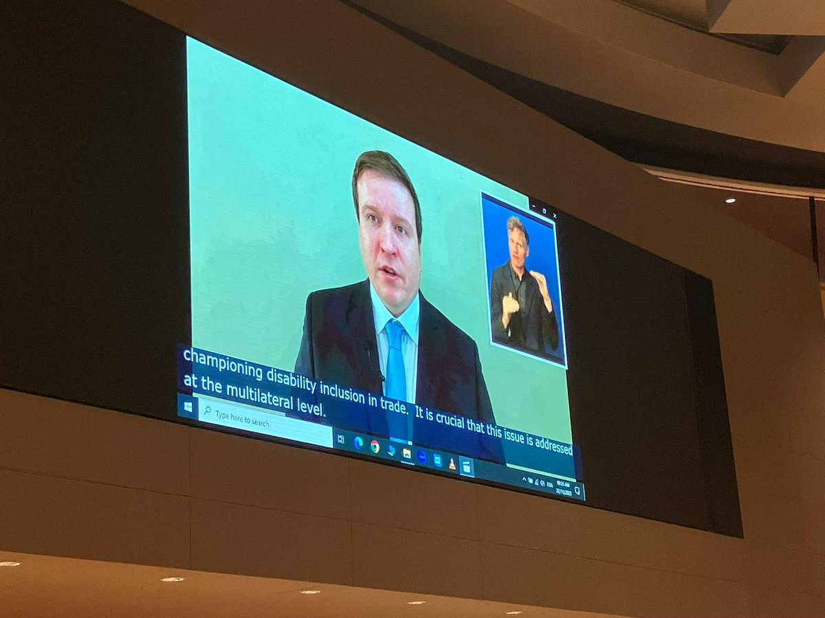 Finland in Geneva 🇫🇮 (@finlandgeneva) on Twitter photo The 🇫🇮 mission launched a groundbreaking report on "Inclusive trade & persons with disabilites" in Geneva with <a href="/UNCTAD/">UN Trade and Development</a>. #AidforTrade and trade policies must also benefit and involve persons with disabilities. 
🔗Report ➡️ julkaisut.valtioneuvosto.fi/bitstream/hand…
#Trade #DisabilityRights The 🇫🇮 mission launched a groundbreaking report on "Inclusive trade & persons with disabilites" in Geneva with <a href="/UNCTAD/">UN Trade and Development</a>. #AidforTrade and trade policies must also benefit and involve persons with disabilities. 
🔗Report ➡️ julkaisut.valtioneuvosto.fi/bitstream/hand…
#Trade #DisabilityRights