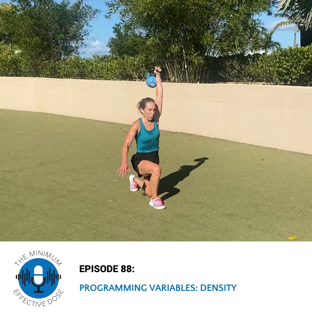skillofstrength's tweet image. In today's episode we continued our recent discussion on programming variables. We're talking about density in this one!
Training density is the ability to compl... bit.ly/40Mu1Yh
#programdesign
#trainingprogram
#medpodcast
#skillofstrength
#ironcardio
#densitytraining