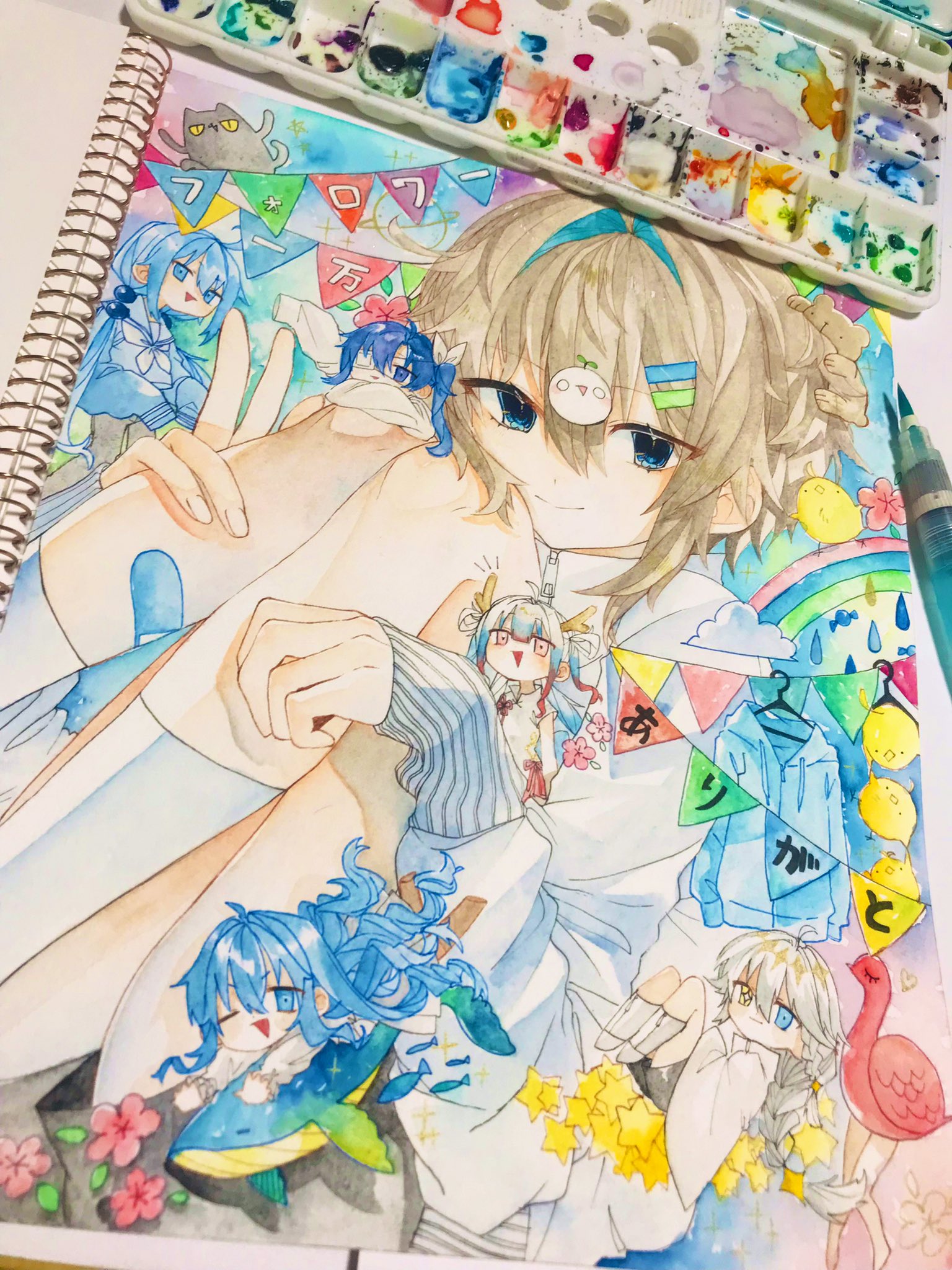 知花そらᙏ̤̫͚❤︎ в X: „#自分の代表作だと思う絵を一枚だけ