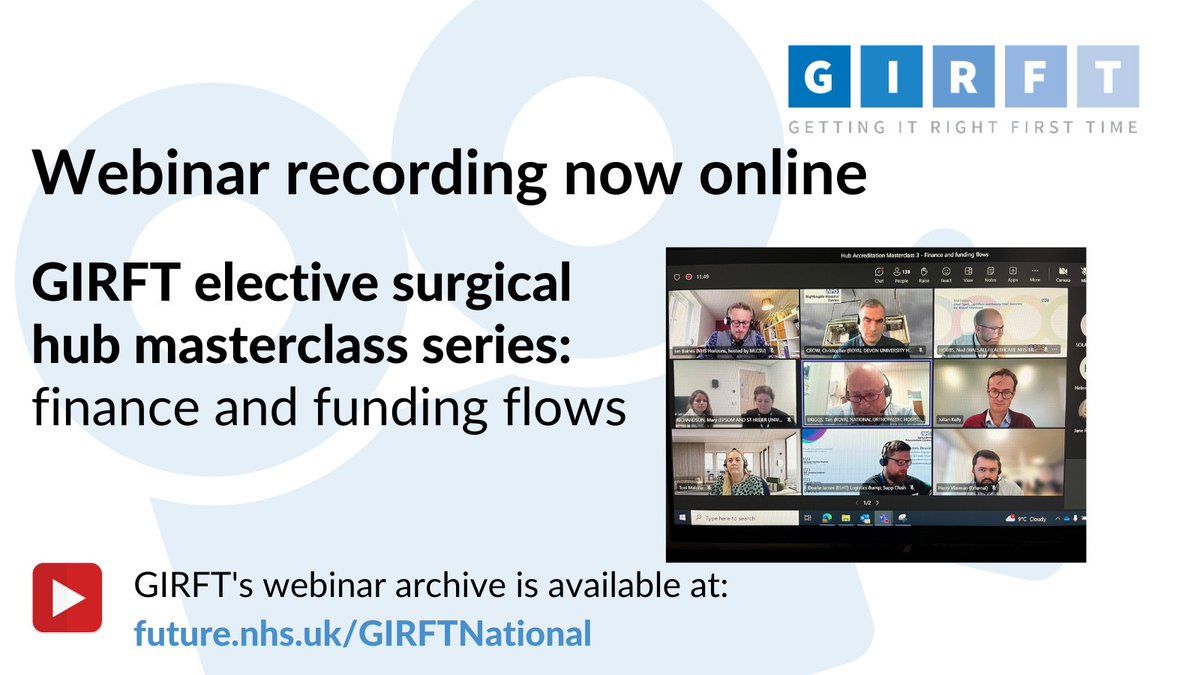 Did you miss our useful session yesterday on finance & funding flows for hubs? Click below to listen again to our line-up of speakers - Julian Kelly, @ned_hobbs @WalsallHcareNHS, Chris Crow @NightingaleExt, and Mary Richardson & @boudine_p @the_SWLEOC: ▶️bit.ly/47QwMea