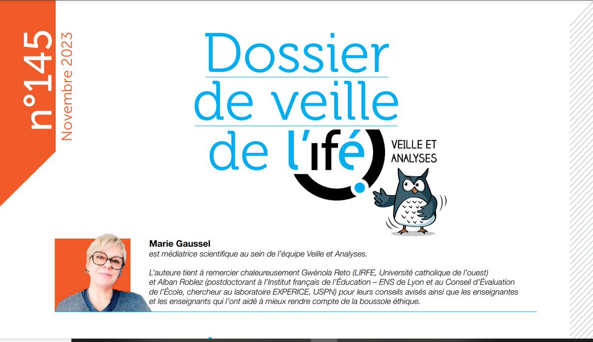 IFĂ (@educife) on Twitter photo Dernier dossier de veille #IFĂ !
Il est consacrĂ© Ă lâĂ©thique enseignante, et vise Ă mieux cerner ce qui compose une posture Ă©thique, notamment au regard de perspectives philosophique, professionnelle et interrelationnelle.
â¶ïžeduveille.hypotheses.org/17722 via <a href="/hypothesesorg/">Hypotheses</a> Dernier dossier de veille #IFĂ !
Il est consacrĂ© Ă lâĂ©thique enseignante, et vise Ă mieux cerner ce qui compose une posture Ă©thique, notamment au regard de perspectives philosophique, professionnelle et interrelationnelle.
â¶ïžeduveille.hypotheses.org/17722 via <a href="/hypothesesorg/">Hypotheses</a>