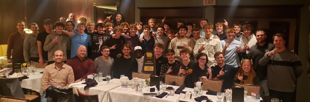 JohnstonDragons's tweet photo. Thank you to Greenbriar in Johnston for hosting the 2023 team for a championship dinner! It was great to have all the players,coaches, and managers back together! https://t.co/c5LxVLG8ZR