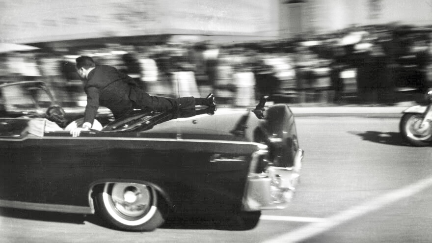 Today marks 60 years since JFK's assassination. But one image from that day still catches people's attention: a photo of a man jumping onto the presidential limousine. On the podcast, the story of the man in that photo: Clint Hill. @ClintHill_SS LISTEN: bit.ly/3sKcbsa