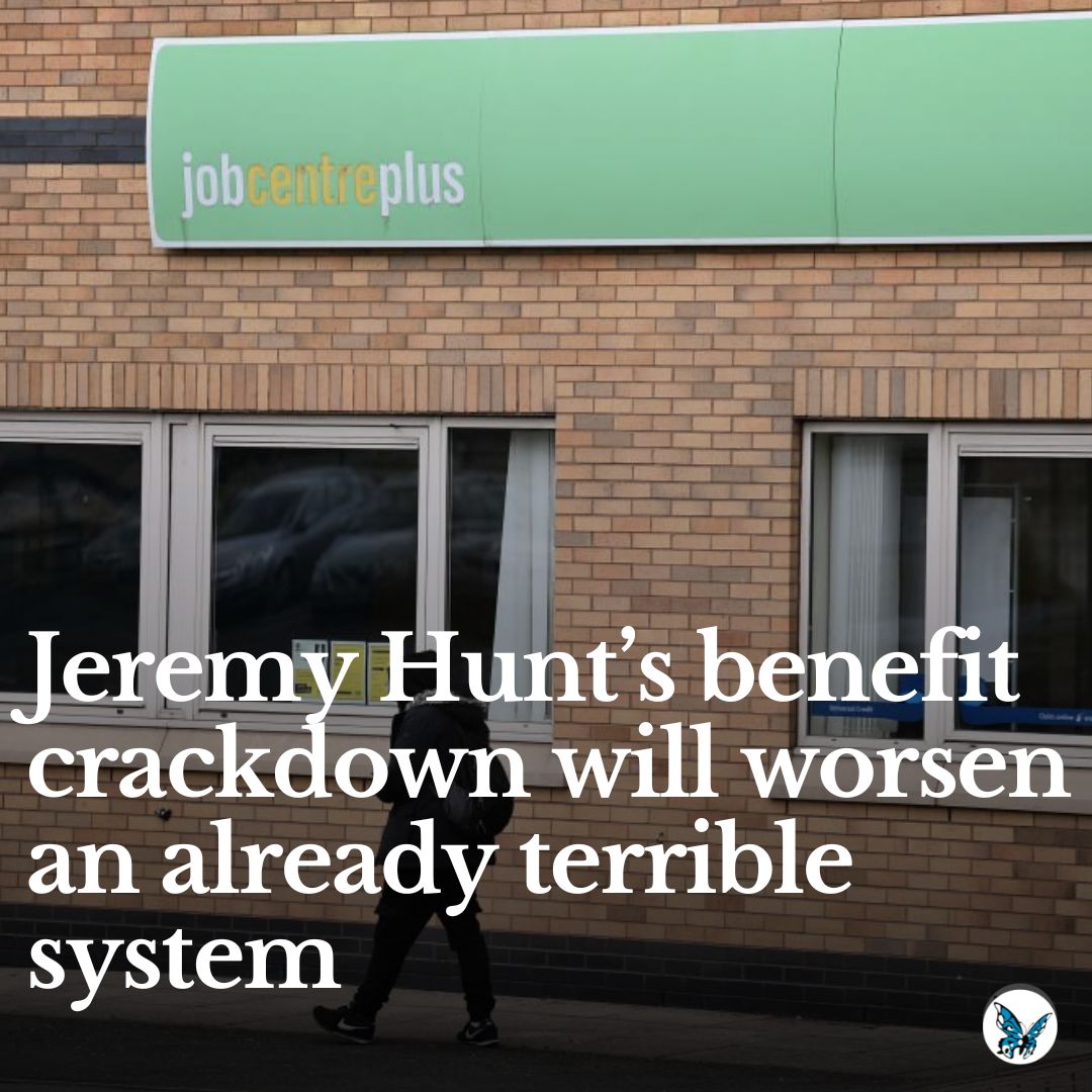 Jeremy Hunt knows the anguish the welfare system causes Disabled people – and he knows his reforms won’t help Read more👇 bit.ly/40NYmp6