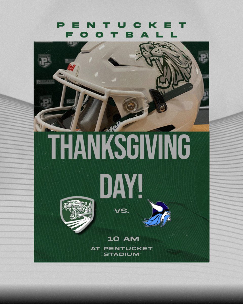 Big day tomorrow as the Panthers are back at home on Thanksgiving Day vs. Triton! Kickoff is set for 10am & admission is free...please consider bring 2 items to help out the Pentucket Food Drive!