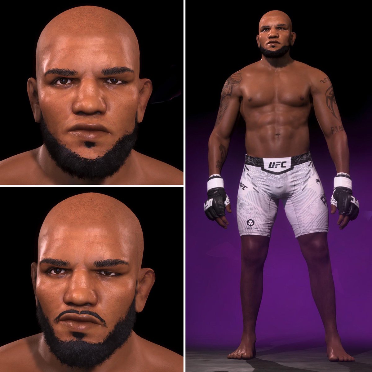 player_create's tweet photo. My attempt at creating Yoel Romero in EA SPORTS UFC 5. https://t.co/DhlKjreIjU