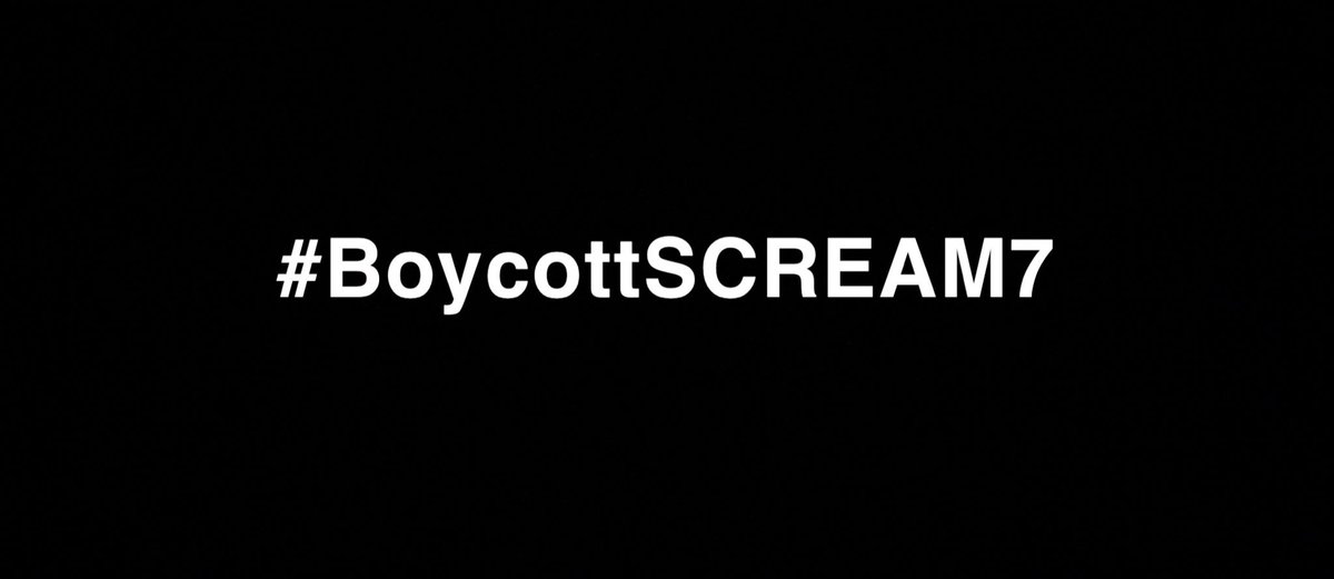 We have the power to show Hollywood and the world that our voices will NOT BE SILENCED. 

That Melissa Barrera’s voice will NOT BE SILENCED.

That the people of Palestine deserve FREEDOM &amp; PEACE 🇵🇸

If you stand in solidarity, retweet if you will be boycotting SCREAM 7.