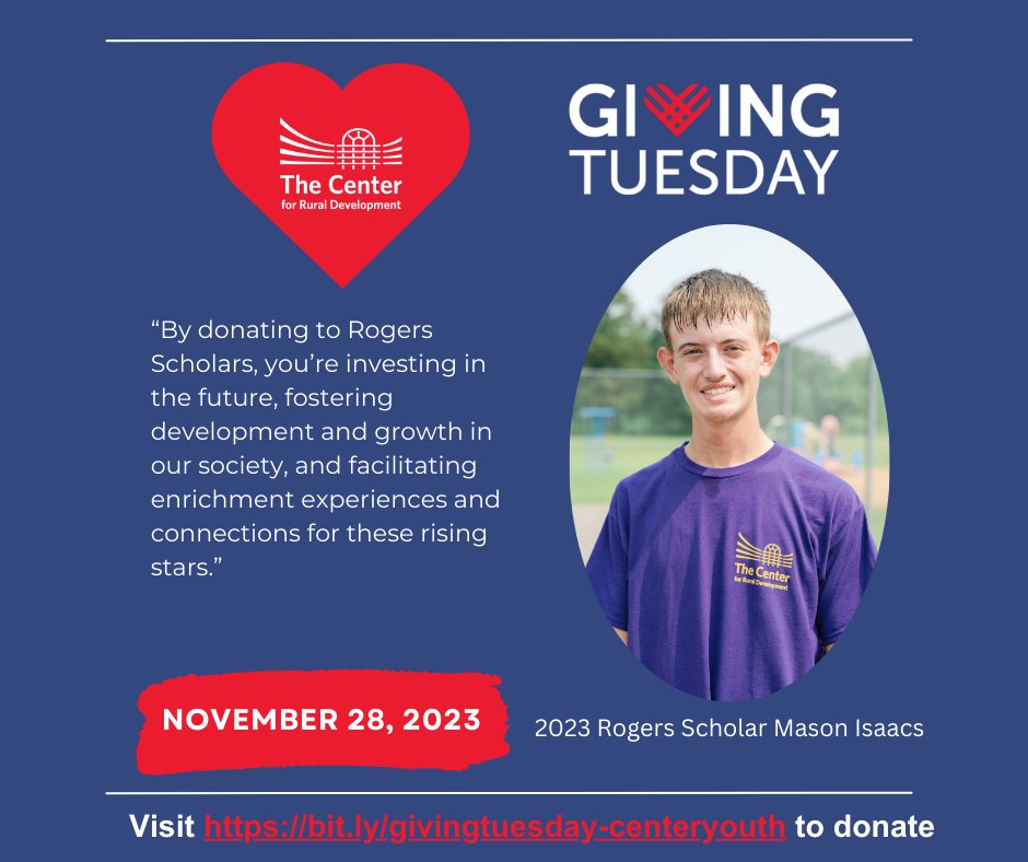Support the next generation of Rogers Scholars by paying it forward on #GivingTuesday. Every act of generosity counts, and every contribution, no matter the size, paves the path of opportunity for a young heart and mind. Donate now at bit.ly/givingtuesday-….