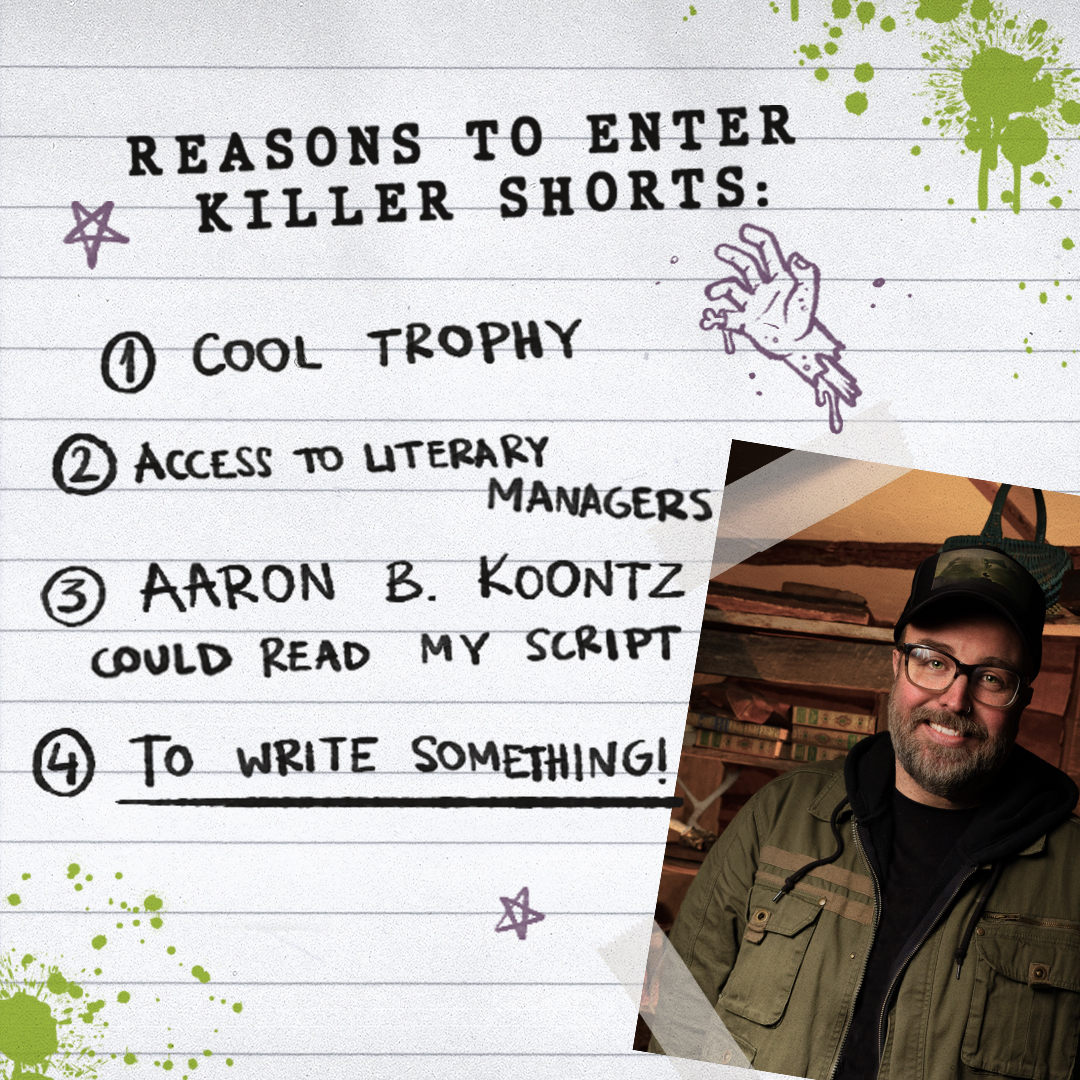 Killer Shorts is a unique screenwriting contest focused on horror in the short form. It offers the rare opportunity to have rad horror producers like @aaronbkoontz of @bloodoath_ read your work. Submit via <a href="/Coverfly/">Coverfly</a>! 

Final Deadline in 2 Days Nov 24th ☠️

#ScreenwritingTwitter