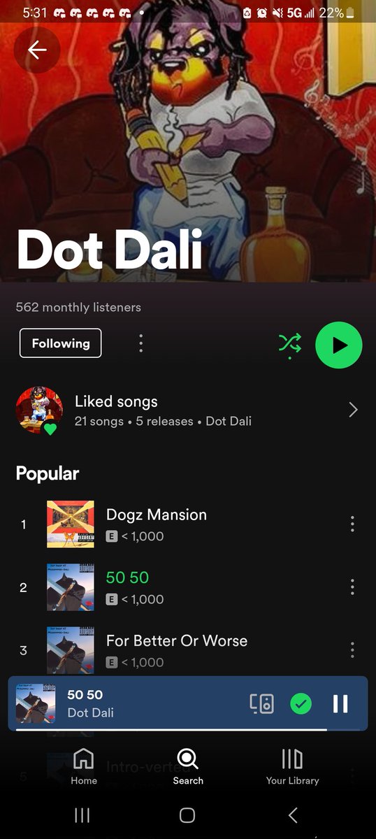 2Pac_Dot's tweet photo. #Follow My #Spotity
Organically reaching listeners from all over the country! Appreciate the Support #DotDali #RealRap #WednesdayMotivation #music #hiphop #spotifyplaylist #newmusic #Rap #RapMusic #International #internationalhiphop #Undergroundhiphop https://t.co/WNXRyYXdgX https://t.co/oZwoOZa5Zs
