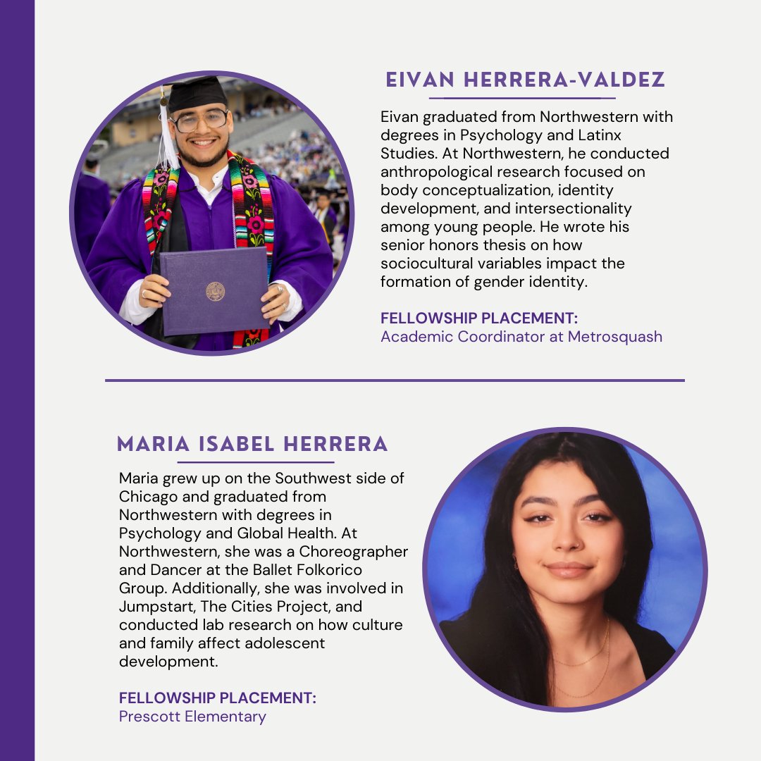 Meet half of the twenty-one Fellows who make up NUPIP 23-24!

NUPIP combines paid public service work, professional development seminars, mentorship and networking with alumni, and collaboration with a community of peers.