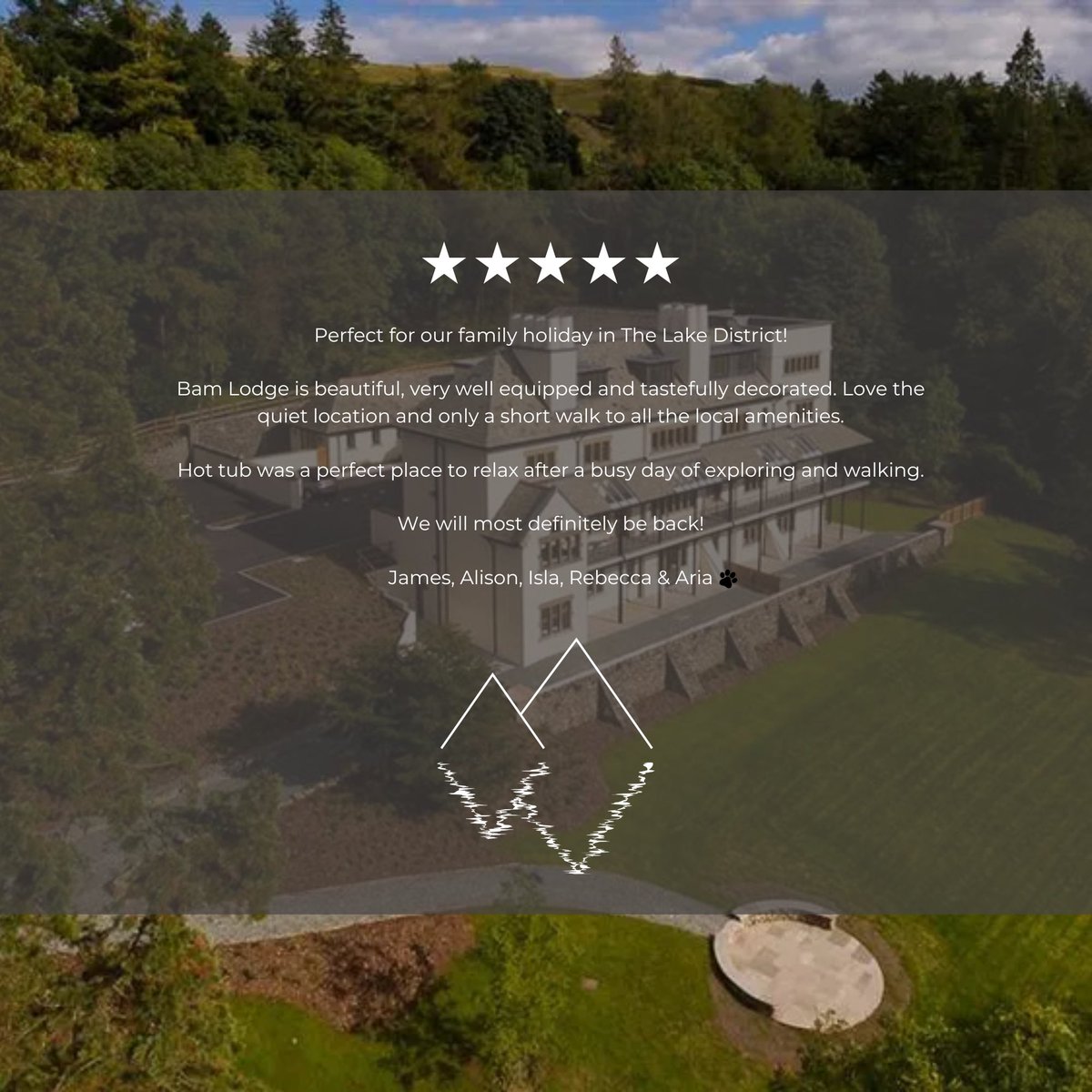 Another fantastic review from a guest at Bam Lodge!

Your reviews mean a lot to us, and we can’t wait to welcome you back!

Book your next getaway at Bam Lodge now!

bamlodge.co.uk/#booking

#BamLodge #Windemere #HolidayLet #UKHoliday #LakeDistrict #Review #Feedback #BookNow