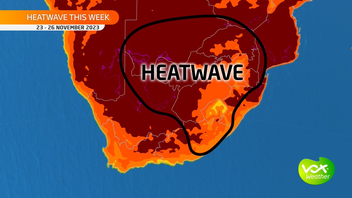 VoxWeatherZa's tweet photo. WEATHER MAPS and WARNINGS for this THURSDAY – 23 November 2023

⚠️WARNINGS issued by SAWS⚠️
🟡Yellow L2: Severe Thunderstorm over parts of the Free State, north-eastern parts of the Northern Cape and the western parts of the North-West.

Meteorologist Annette Botha LIVE at 6pm https://t.co/K10MThbTta