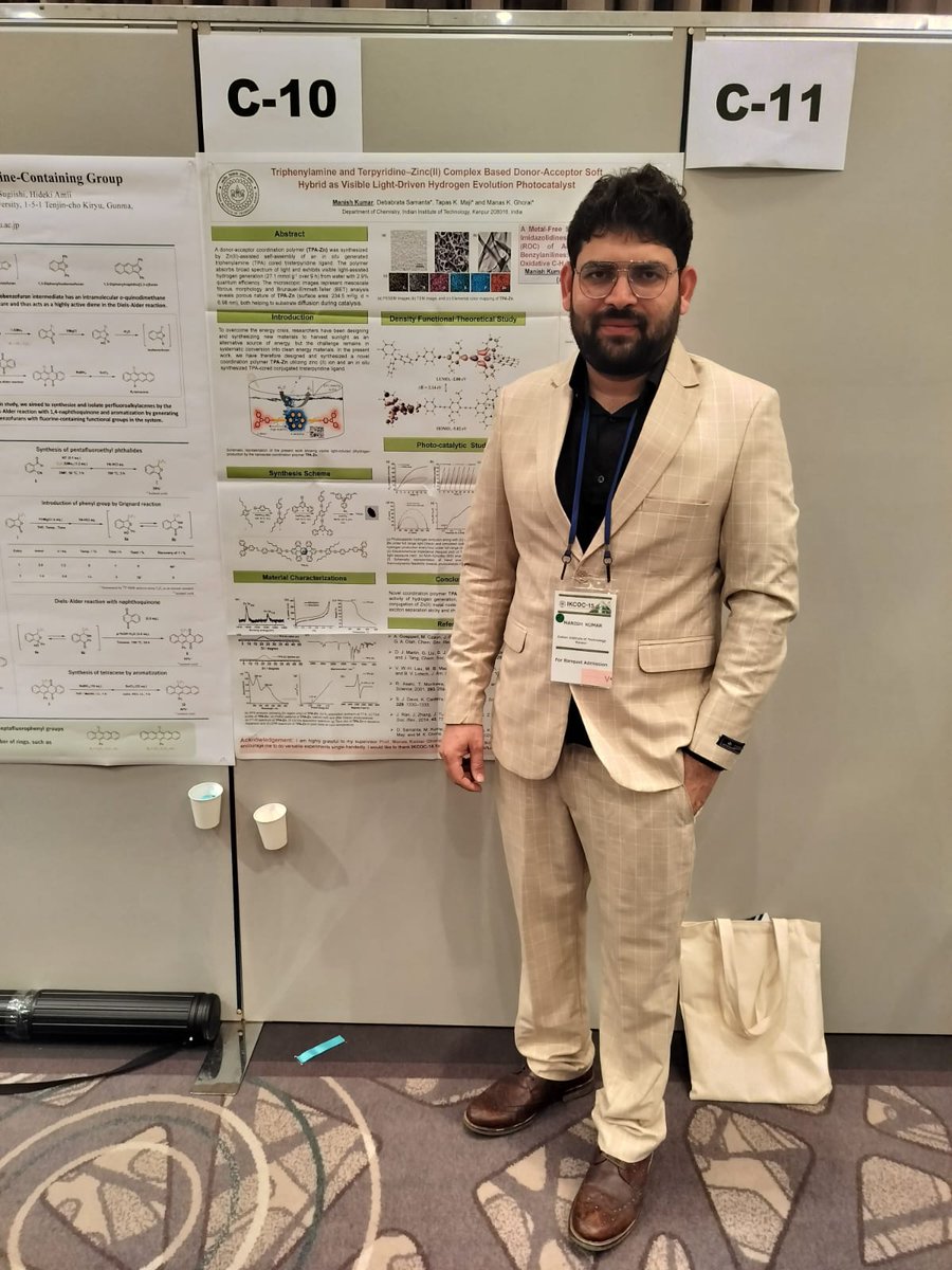 Manish Kumar (@manishk67732828) on Twitter photo It was a great pleasure to present our work at <a href="/15Ikcoc/">IKCOC-15→16</a> in front of the scientific community It was a great pleasure to present our work at <a href="/15Ikcoc/">IKCOC-15→16</a> in front of the scientific community