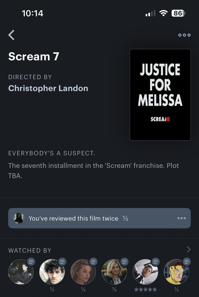 reticentrobbie's tweet photo. Thank you to whoever added this as a poster. #JusticeForMelissaBarrera https://t.co/88vrmKBRCD