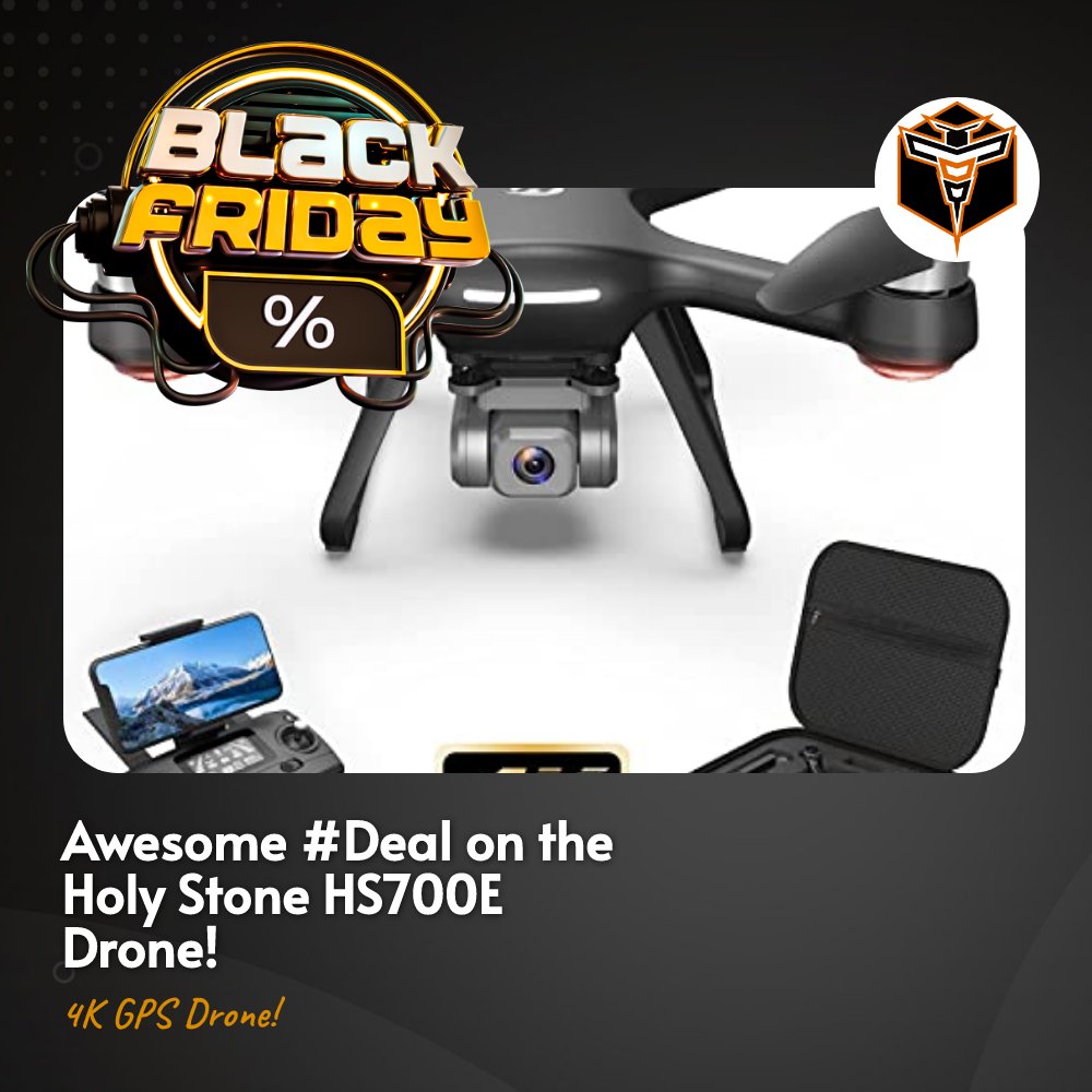 AlToneLLC's tweet photo. Awesome #Deal on the Holy Stone HS700E Drone! https://t.co/qPRKCdXCjo #AlTone #HolyStone #CameraDrone #Logie #ad https://t.co/aMXp7WV32J