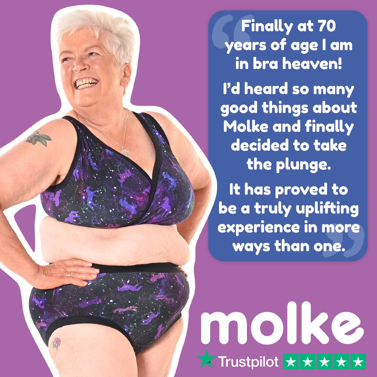 Molke on X: It's never too late to find bra heaven! If you've