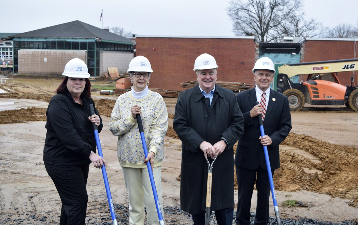 We took the second of three shovel ceremony photos this morning. Freehold Borough Mayor Kane and members of the Freehold Borough Council helped us celebrate the start of construction on the Park Ave Elementary Addition, which will add instructional space w/o bonds or added debt.