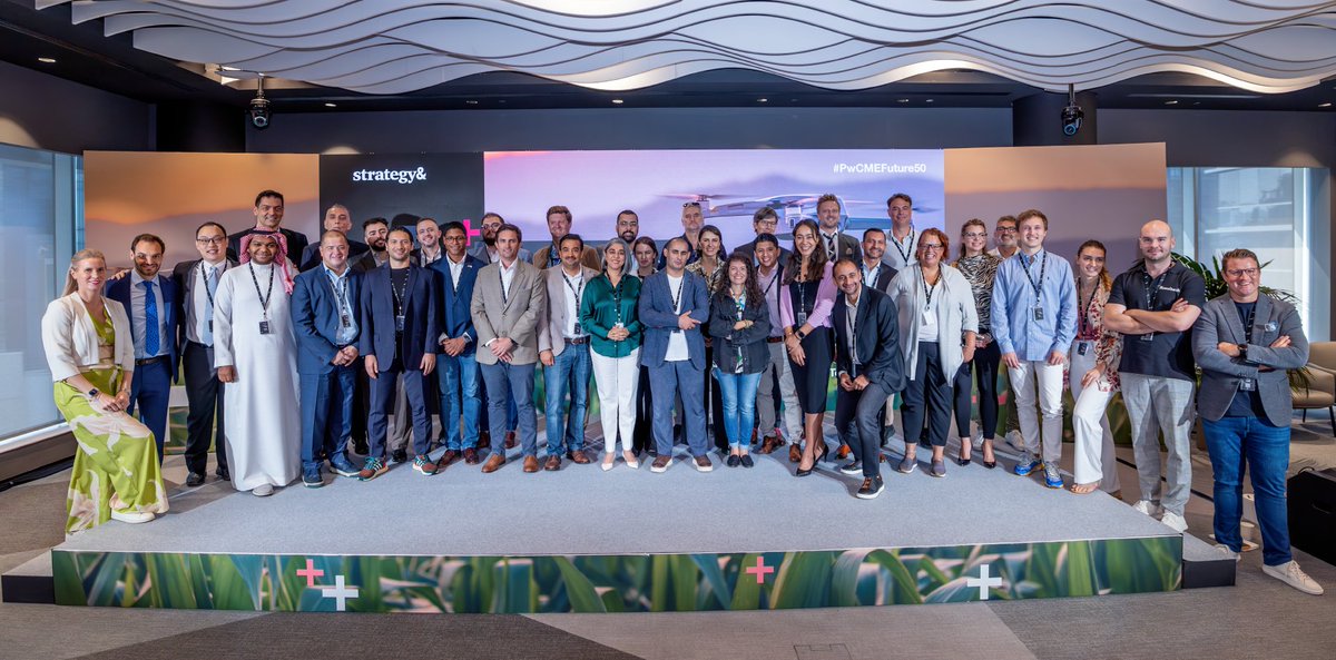 Innovators from the Middle East region! 💪🏾  It is great to meet amazing people creating value and helping with the #NetZero goal 😎
#PwCMEFuture50