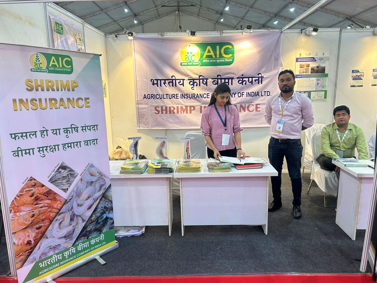 Join us at Global Fisheries Conference India 2023 Exhibition, where Agriculture Insurance Company of India (AIC) is showcasing their various insurance for agriculture. #GFCIndia2023 #FishForFuture #PMMSY #MSJA #Fisheries4India
