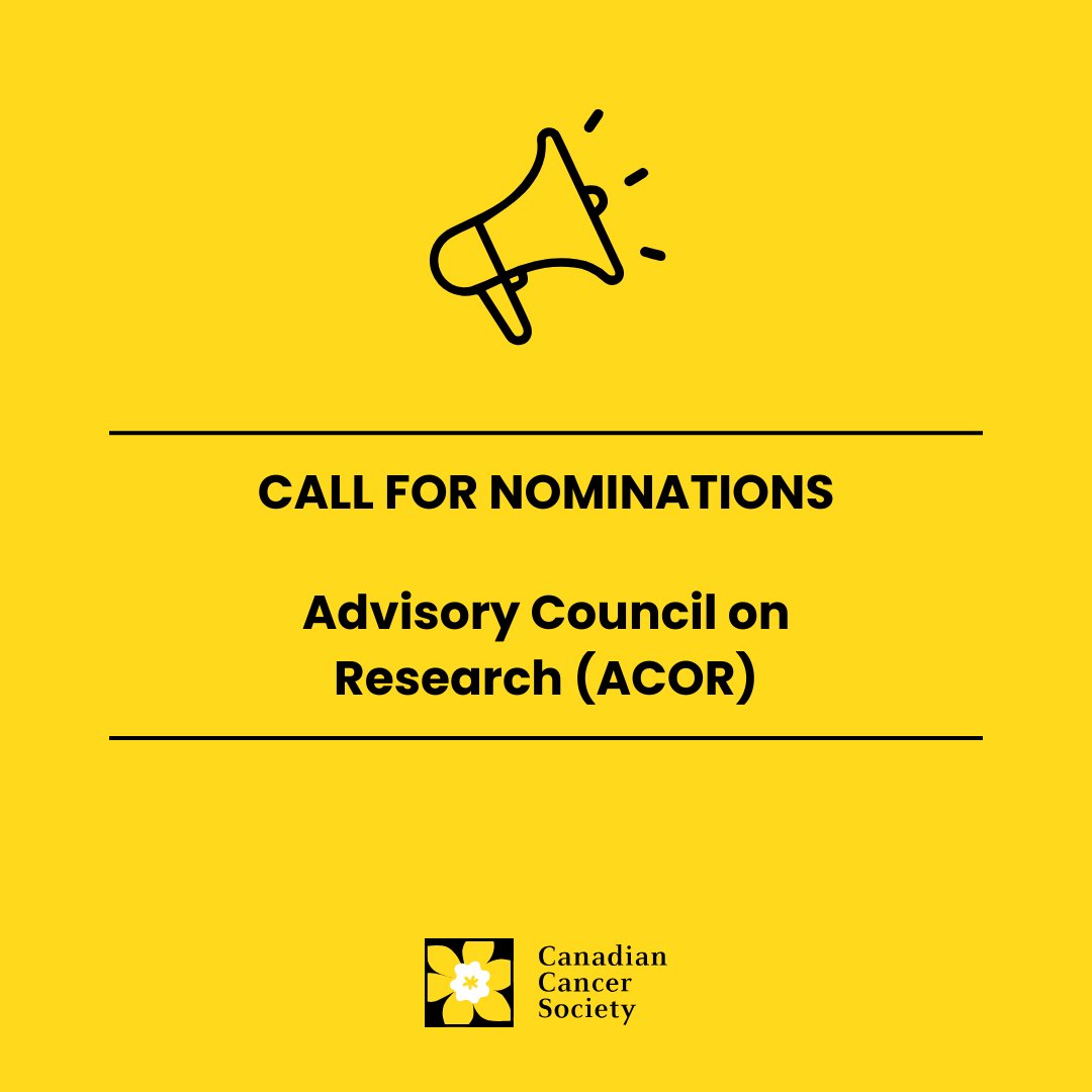 Research at Canadian Cancer Society tweet media