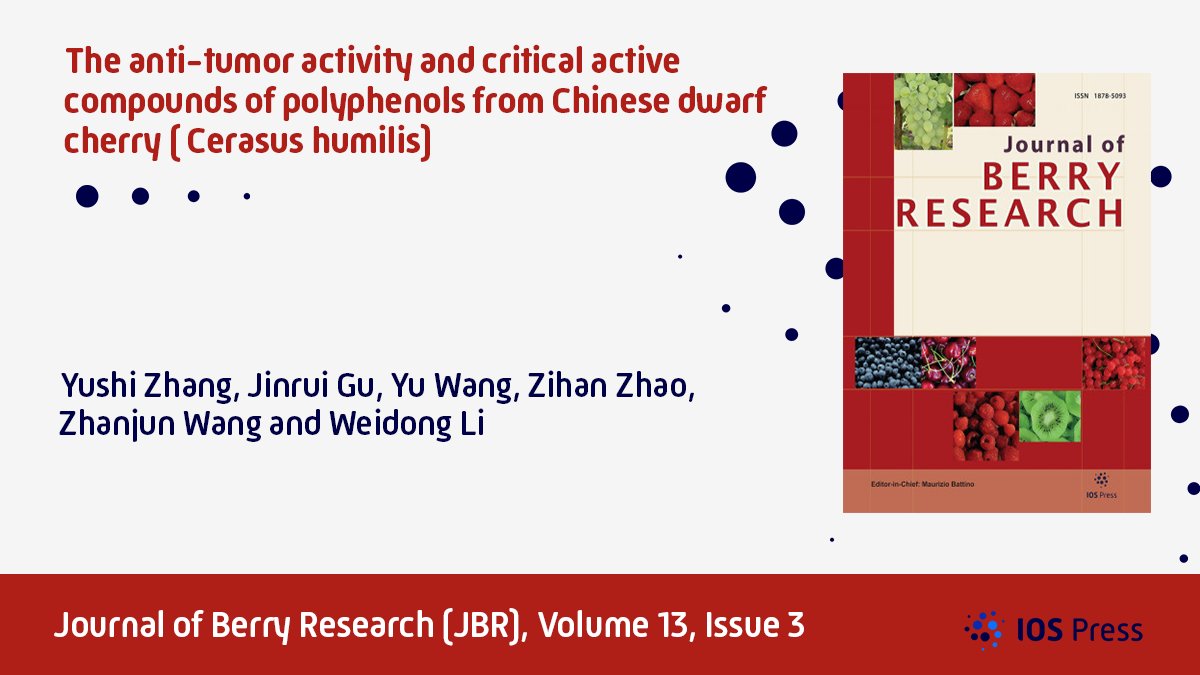 Journal of Berry Research tweet media