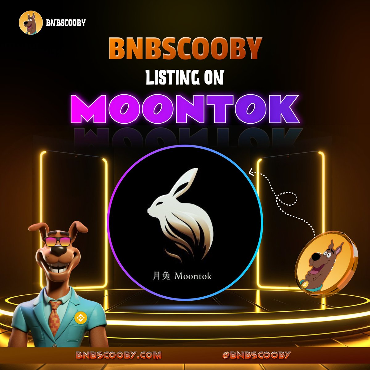 BNBScooby's tweet photo. 📣 BNBScooby Official Listing On MoonTok 🐶

🚨 MoonTok is the leading trading platform in China, BNBScooby has completed its launch on Moontok to reach a large number of Chinese investors!

🐶 Add BNBScooby to the watchlist now: https://t.co/8Ls743aMDB

#BNBScooby #Scooby #BNB https://t.co/Fn0Xjb4J9M
