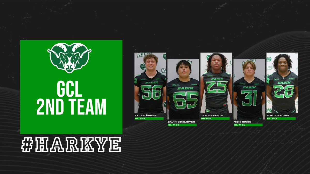 RAMSSPORTS's tweet photo. Congrats @BHSfootball4 on the post season GCL awards and another successful season!

#HarkYe 🐏 https://t.co/tE3p6911VX