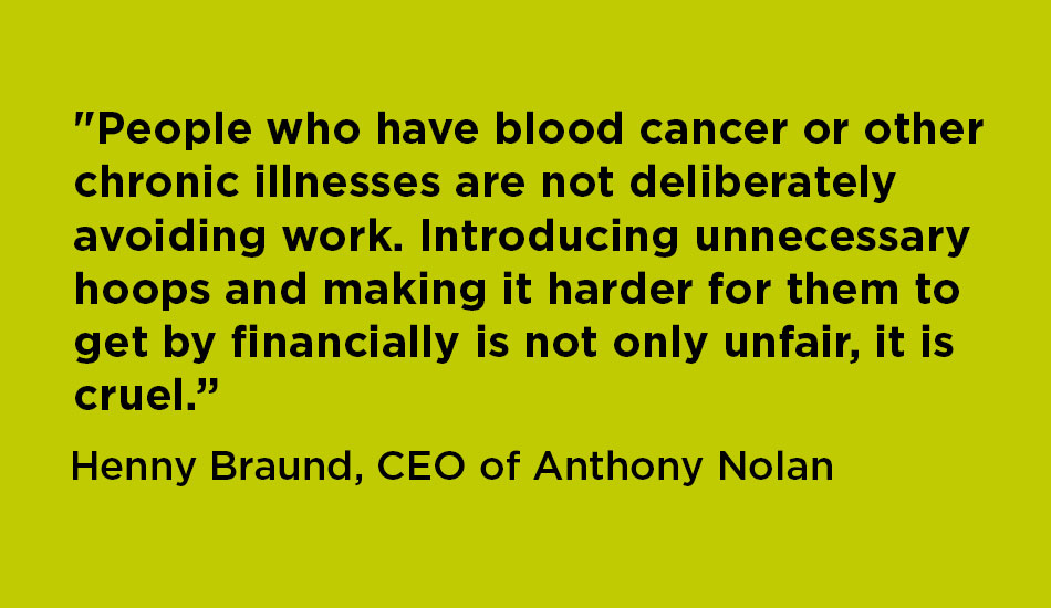 AnthonyNolan's tweet photo. Today’s #AutumnBudget is yet another blow to people with long term illnesses, including those recovering from a stem cell transplant. https://t.co/K3fG6rwWdc