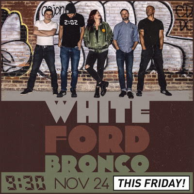 This Friday!  Tickets:  ticketmaster.com/white-ford-bro…