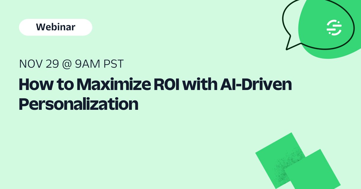 In this interactive webinar, learn how Twilio Segment’s Customer Data Platform empowers businesses to deliver personalized omnichannel engagement at scale with AI, create multi-channel journeys with real-time data, and maintain robust privacy controls. bit.ly/47poWHH