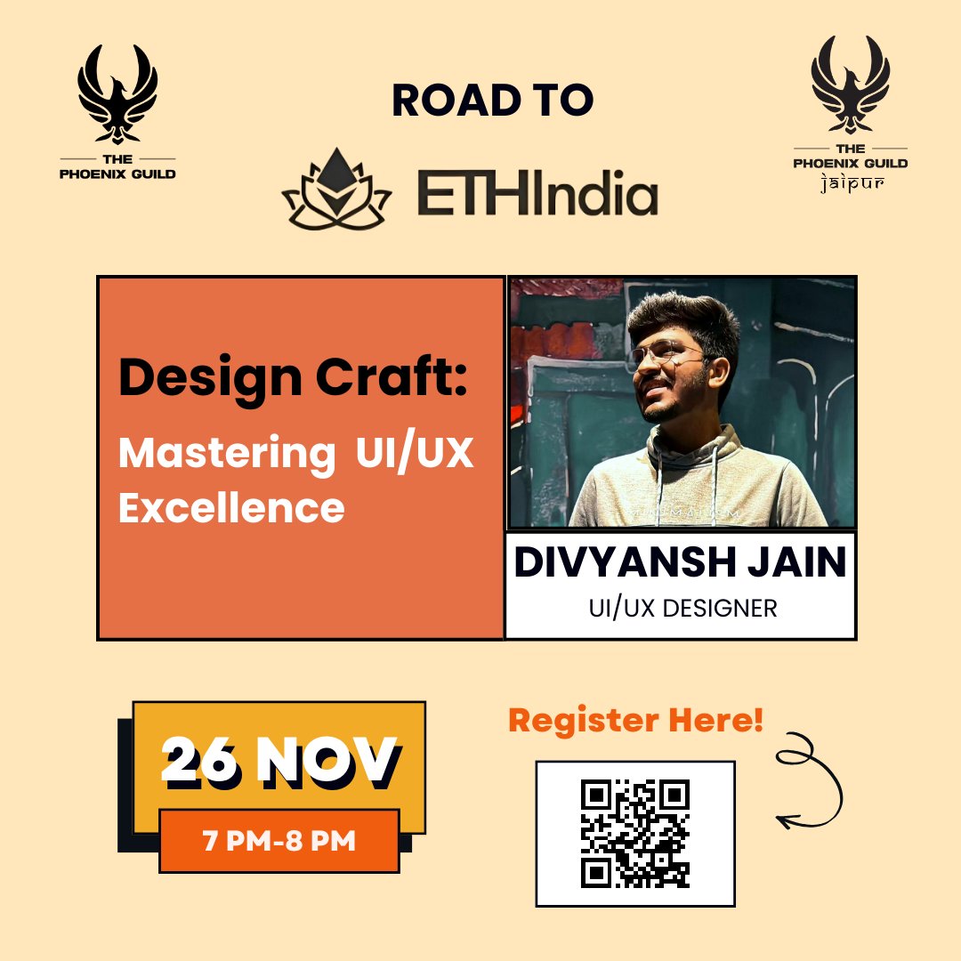 Ready to craft designs that dazzle? 🎨✨

 Join us on the TPG Road to ETH India for an electrifying UI/UX Workshop! From interface magic to user delight, we're diving deep. 
Registration link: lu.ma/5hhy7891

#UIUXWorkshop #ETHIndia #DesignMagic