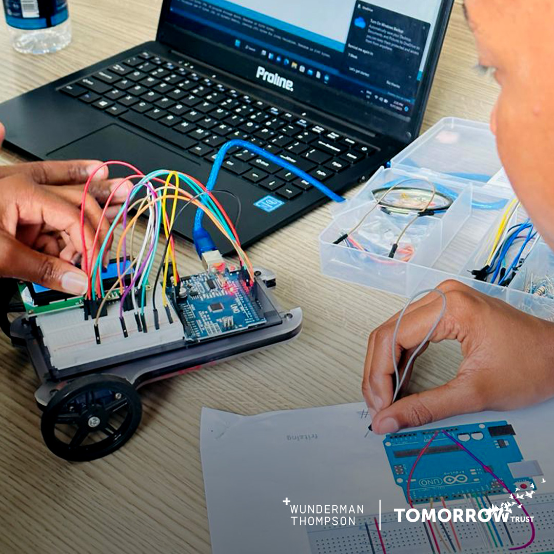 Teamed up with Tomorrow Trust to host the SHIFT (Skills, Holism, Innovation for Tomorrow) Competition at WT Johannesburg. Grade 8 and 9 scholars left our jaws on the floor with their talent in digital literacy, coding, and robotics! 🕹️