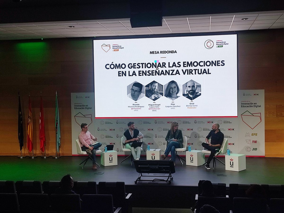 Alberto Polo (@poluxarq) on Twitter photo Muy interesante e inspiradora la mesa redonda con la que comienza la tarde de las #jid23 con <a href="/oriolTIC/">Oriol Borrás-Gené #YoSoyURJC 🏳️🌈</a> de moderador. Con <a href="/rmorenoro/">Ricardo Moreno-Rodriguez</a> , Pilar Laguna y <a href="/MikelGender/">🔻Willfol Lecturer🪶</a>
<a href="/URJConline/">CIED URJC</a> Muy interesante e inspiradora la mesa redonda con la que comienza la tarde de las #jid23 con <a href="/oriolTIC/">Oriol Borrás-Gené #YoSoyURJC 🏳️🌈</a> de moderador. Con <a href="/rmorenoro/">Ricardo Moreno-Rodriguez</a> , Pilar Laguna y <a href="/MikelGender/">🔻Willfol Lecturer🪶</a>
<a href="/URJConline/">CIED URJC</a>