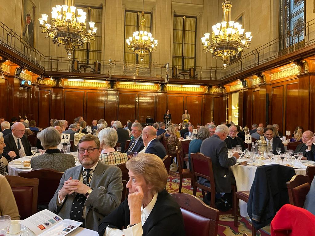 IAMAworld's tweet photo. @HelpMusicians celebrating the Festival of St Cecilia Day at Merchant Taylors' Hall, City of London https://t.co/3CAxvQcA6N