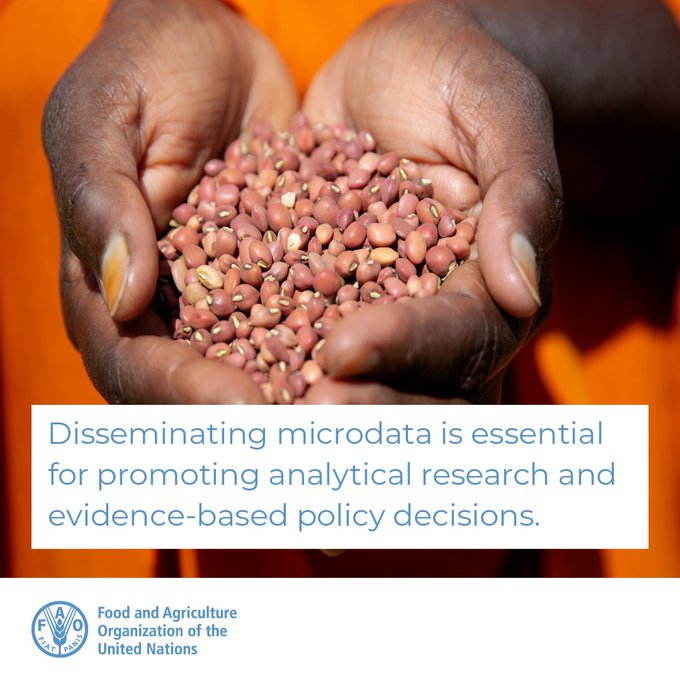 .@FAO Microdata Catalogue aims to be a one-stop shop for finding micro datasets related to food & agriculture. Since its 2019 launch, over 1300 studies have been published, including datasets, metadata, & in most cases, the microdata Explore the database microdata.fao.org/index.php/cata…