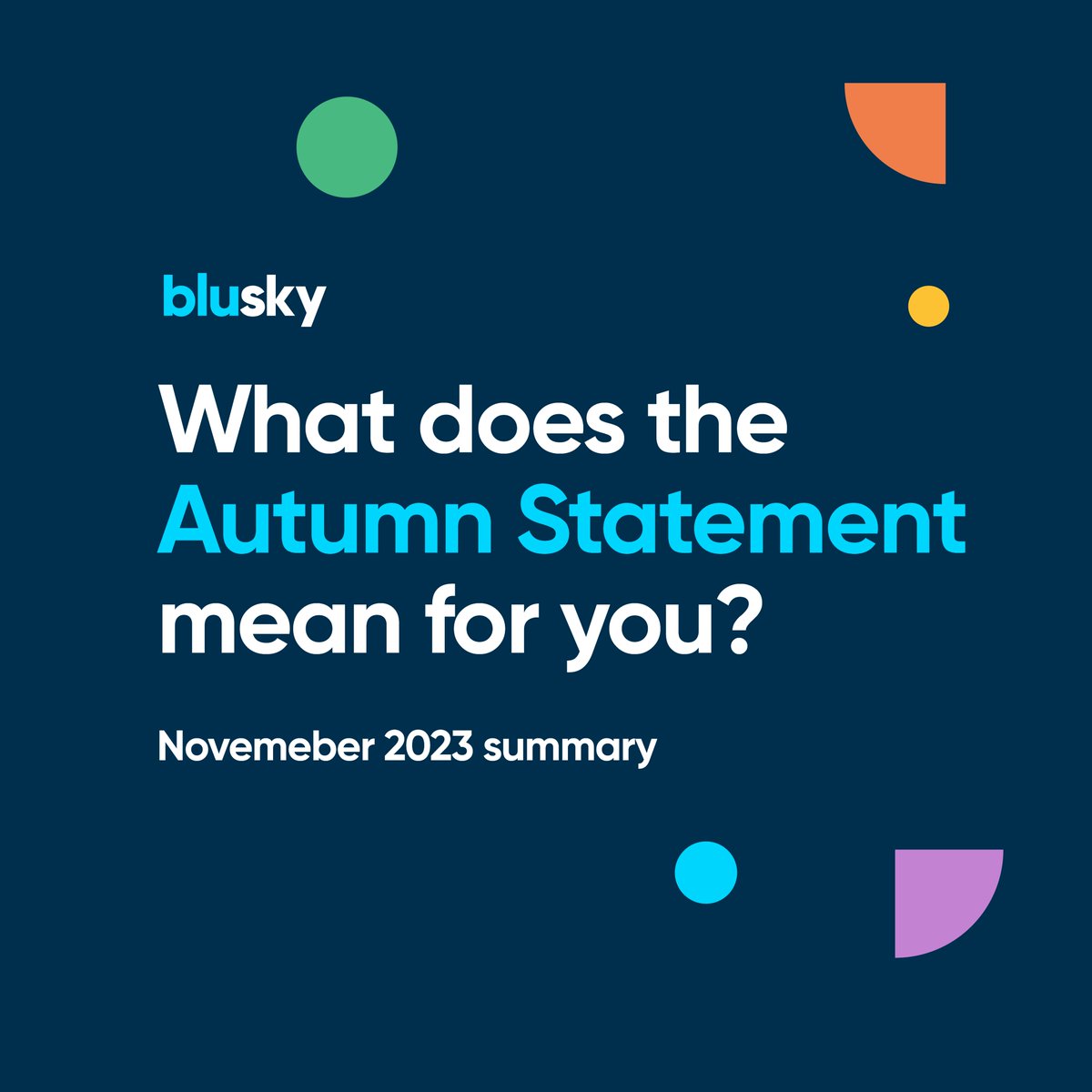 Well… that was a lot to process! 🫣

As usual, <a href="/BluSkyDave/">Dave Gibson</a>'s watched the Autumn Statement for you and he’s currently in the process of reading (all 120+ pages), so you don’t have to.

#AutumnStatement
