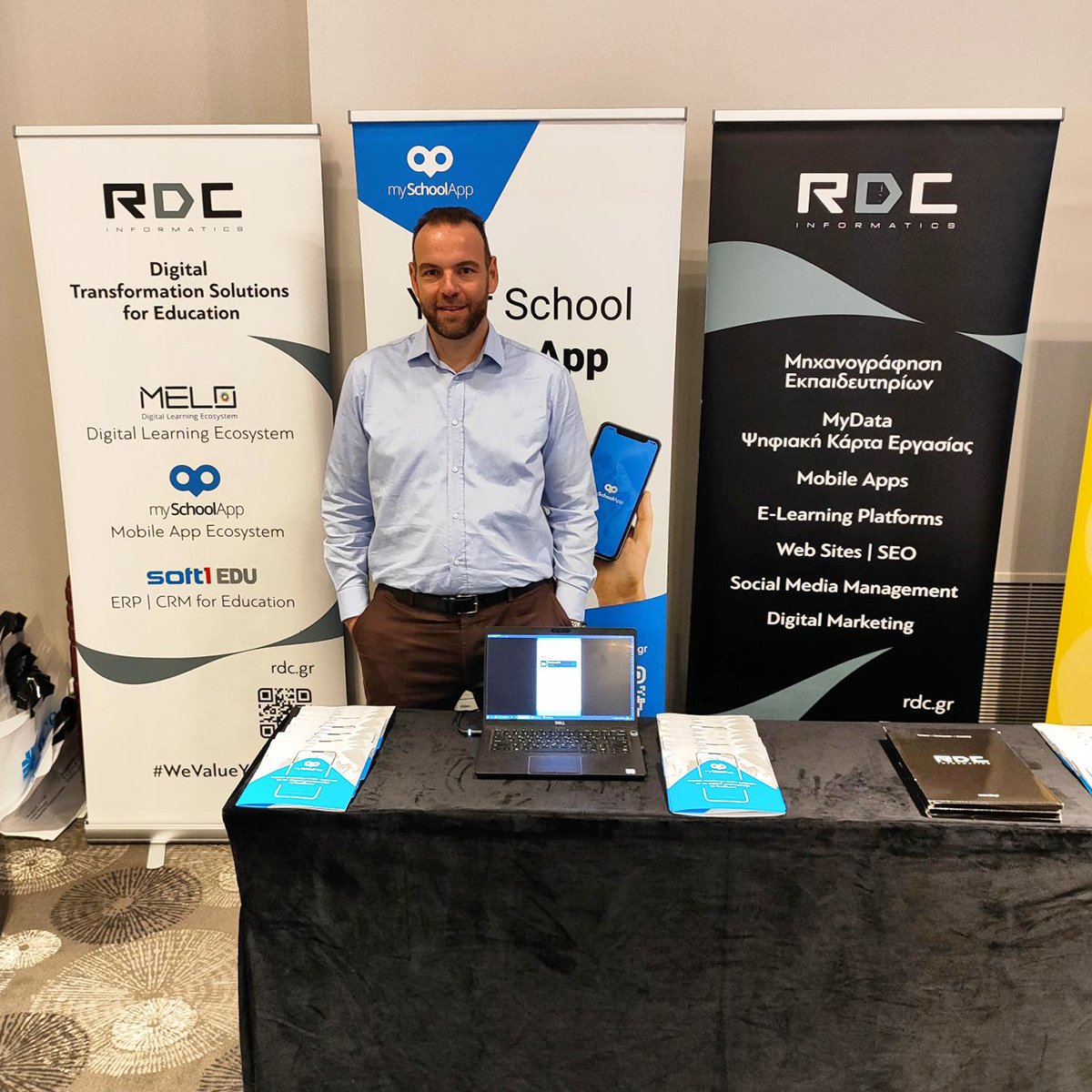 rdcinformatics's tweet image. Η RDC Informatics έδωσε το παρόν για μία ακόμα φορά στο 10ο Σεμινάριο Διδακτικής της ΟΕΦΕ, με θέμα «Η ακαδημαϊκή εκπαίδευση συναντά τη φροντιστηριακή στην εποχή της τεχνητής νοημοσύνης». 🏆

Διαβάστε περισσότερα: bit.ly/49KSIZ8 
 
 #RDCInformatics #ΨηφιακηΜαθηση #ΟΕΦΕ