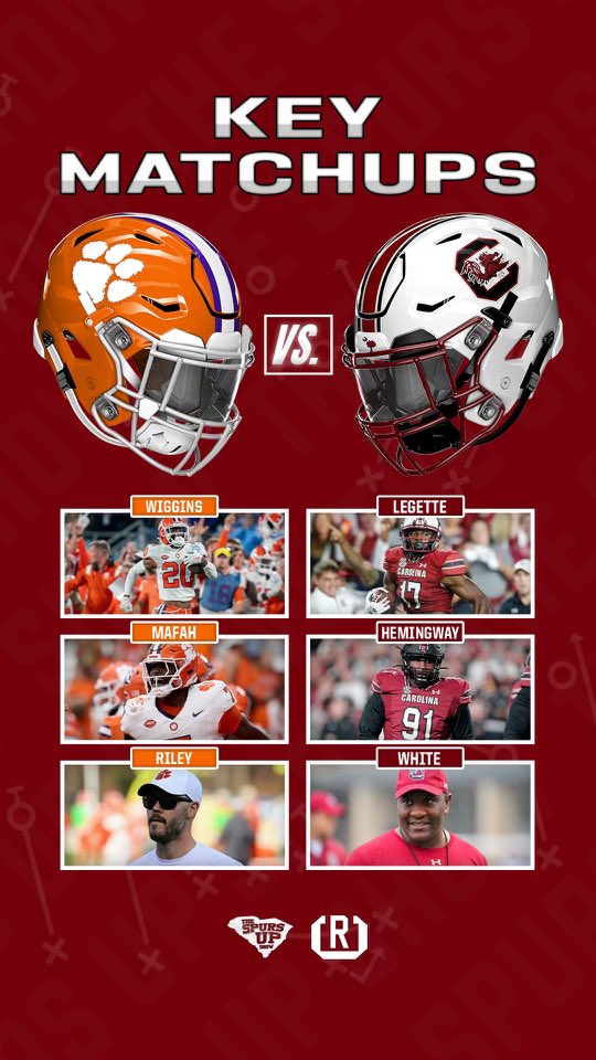 SECUnfiltered's tweet image. What key matchups are you most excited to watch in Saturday’s game against Clemson?

#Gamecocks #TSUS
