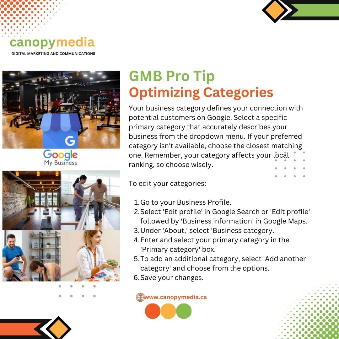 canopymedia's tweet photo. Maximize your Google Business Profile presence! Ensure you add 5 business categories (not just one!) that align with your services to connect with the right audience. ๐ ๐
#GMBTips #OptimizeCategories #LocalRanking #GoogleMyBusiness #BusinessInsights https://t.co/xUXMjr4NNK