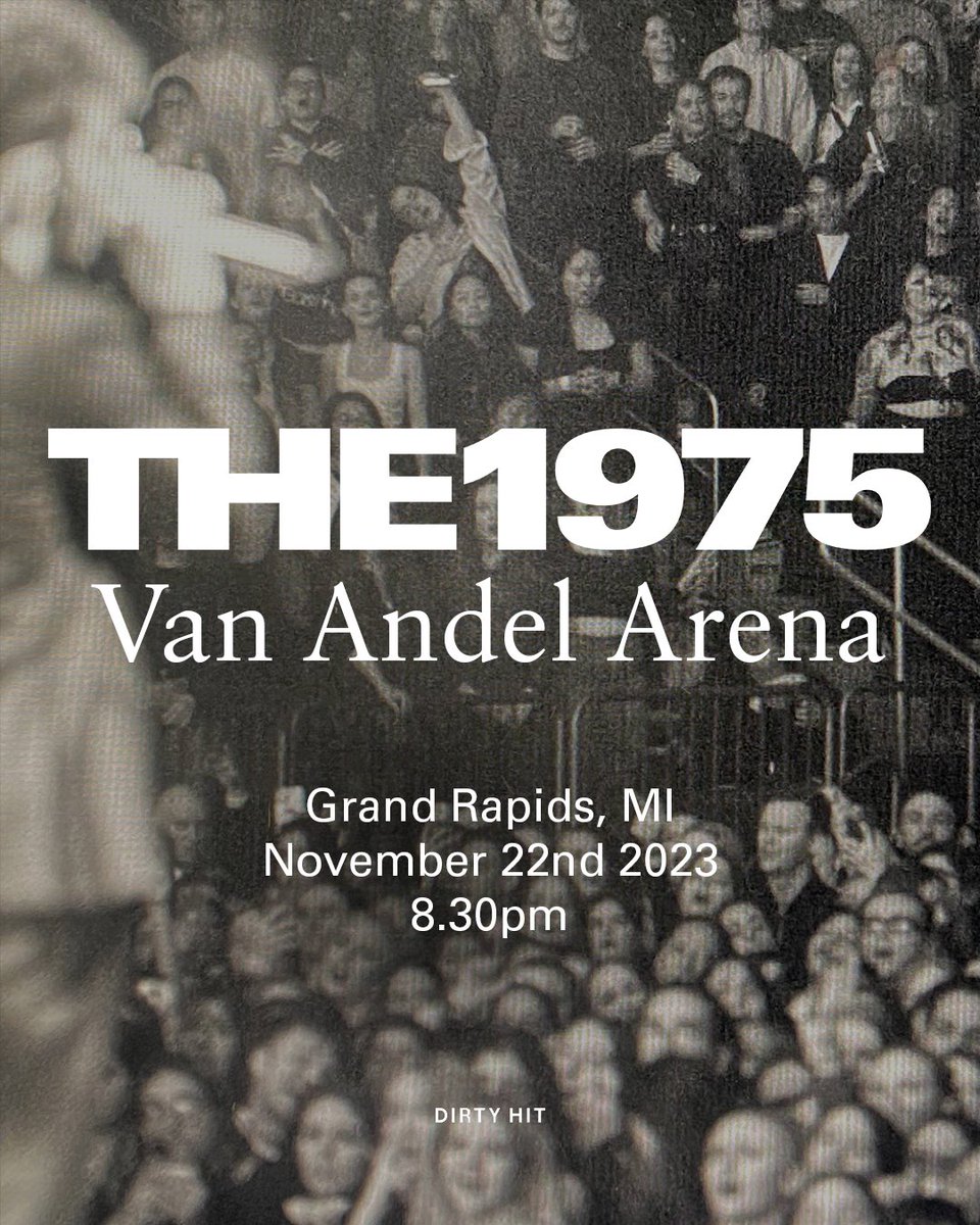 the1975's tweet photo. Van Andel Arena
Grand Rapids, Michigan
22nd November 2023
8.30pm
#The1975 https://t.co/vFTUdvcd7W