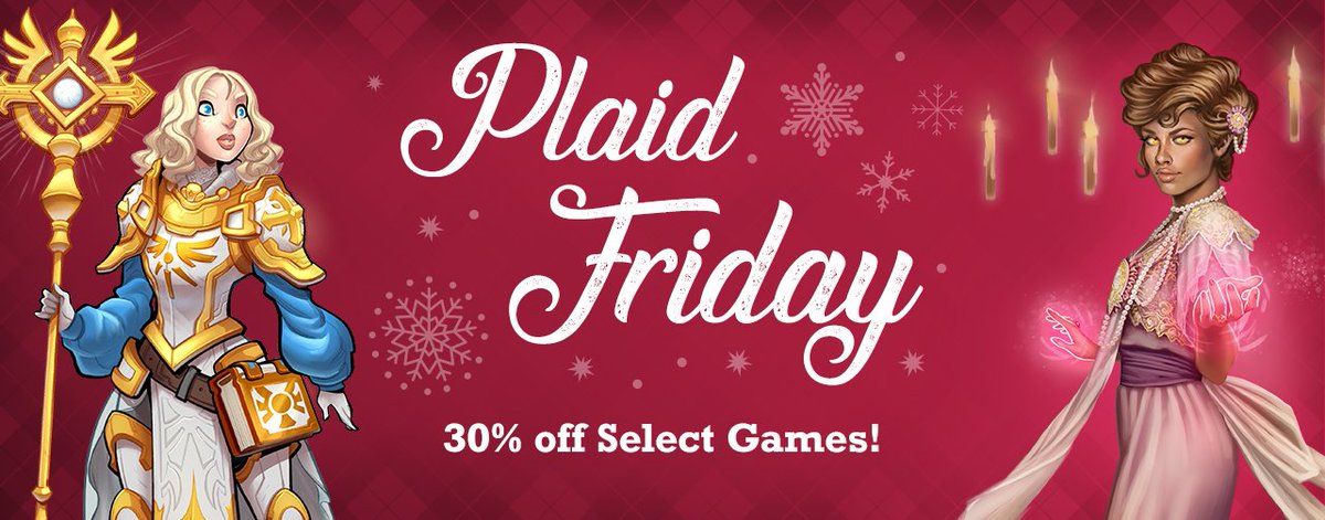 PlaidHatGames's tweet image. 🎉Surprise! Plaid Friday starts NOW🎉

Grab select Ashes Reborn and Summoner Wars games for 30% off! 

plaidhatgames.com/store/