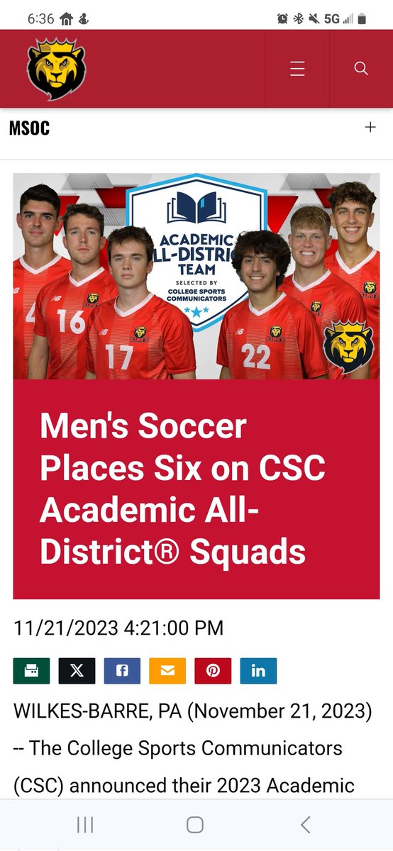 Always great to see our former players doing so well in college! Congrats to  Kyle C #proudcoaches #LSOAR